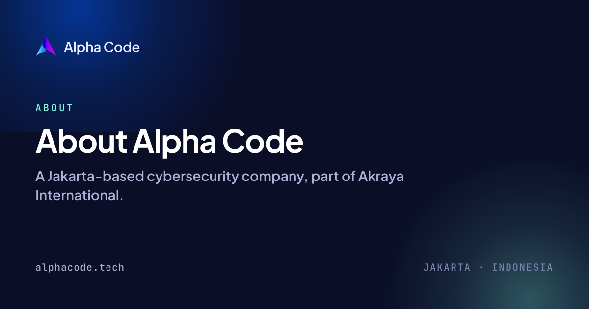 About Alpha Code | Jakarta Cybersecurity Team for Indonesian ...