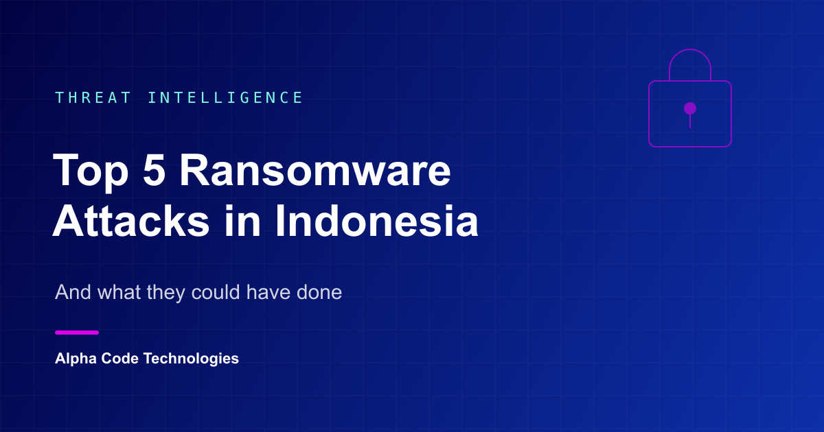 5 Serangan Ransomware Terbesar pada Perusahaan Indonesia (dan yang Bisa Mereka Lakukan)